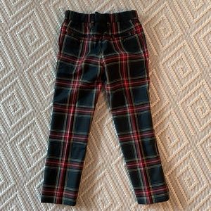 J Crew Crewcuts Ludlow Boys Tartan Plaid Dress Pants - Sz 6 Slim